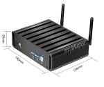 Amplified fanless mini industrial computer with passive cooling of MiniPC yBOX-X31-i3 4010U v.3 - photo 9