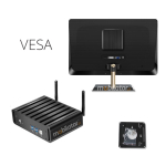 Amplified fanless mini industrial computer with passive cooling of MiniPC yBOX-X31-i3 4010U v.4 - photo 1