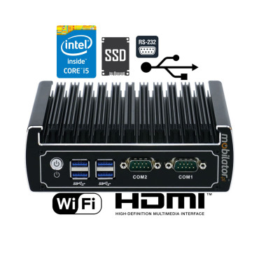 Efficient industrial mini computer with Intel i5 Core - IBOX-501 N15 i5-6200U v.5