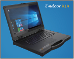 Pancerny  Wodoodporny Laptop przemysowy  z norm wodoszczelnoci i z norm pyoszczelnoci Wytrzymay energooszczdny  z licencj na Windows 10 PRO  Emdoor X14
