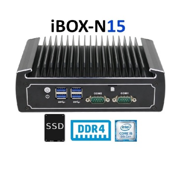 IBOX-N15 (i5-8250U) v.2 - Industrial computer designed for storage with 256 GB SSD
