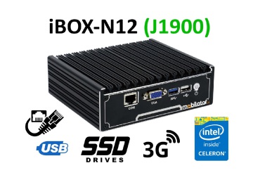 IBOX-N12 (J1900) v.4 - Robust industrial computer with 3G wireless internet