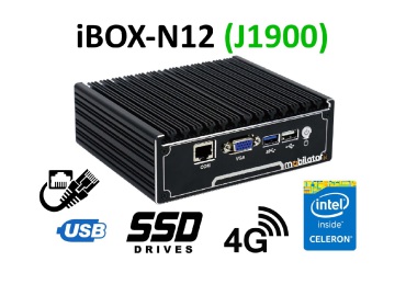IBOX-N12 (J1900) v.5 - Mini industrial computer with 4G LTE technology