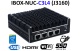 IBOX-NUC-C3L4 (J3160) v.1 - Fanless mini PC (4x LAN + 2x HDMI) with reinforced housing and WiFi module
