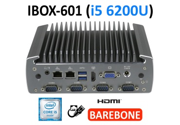 IBOX-601 (i5 6200U) Barebone - A robust industrial mini computer