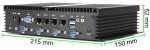 bBOX i3-4010U v.4 - Fanless Mini PC with 4 LAN adapters and Bluetooth technology - photo 2