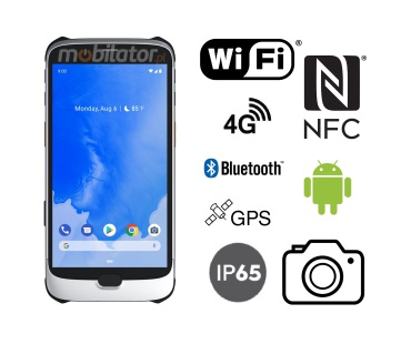 MobiPad Sun n68 v.1 - Waterproof (IP65) collector-inventory with a 2D code scanner (Android 8.1 System) and NFC + 4G LTE + Bluetooth + WiFi