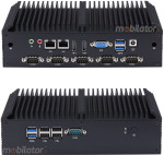 mBox X105 v.3 - Industrial Mini Computer with Intel Celeron 3855U Processor - M.2 disk (with second disk option) - USB 3.0, 2x HDMI and WiFi - photo 1