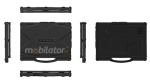 Armored, dustproof laptop (IP65) with 16GB RAM, i7-8550U processor and 4G technology - Emdoor X14 HIGH v.6  - photo 28