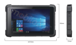Rugged  tablet Wytrzymay energooszczdny  8-calowy  z norm IP65 Emdoor I81H 