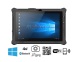 Rugged 10 inch tablet (IP65 + MIL-STD-810G) with Windows 10 Home, Honeywell 2D code scanner, 8GB RAM, 128GB ROM disk, BT 4.2, NFC - Emdoor I10U v.2 