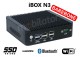 IBOX N3 v.1 BAREBONE - Rugged miniPC with Intel Celeron processor, 4x USB 2.0, 2x USB 3.0, 1x RJ-45 COM and 2x RJ-45 LAN 