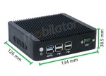 IBOX N3 v.5 - Rugged miniPC with WiFi, BT, 8GB RAM and 256GB SSD disk, Intel Celeron processor, 4x USB 2.0, 2x USB 3.0 and 2x RJ-45 LAN  - photo 4