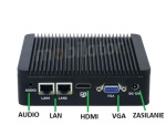 IBOX N3 v.7 - Small miniPC with 4x USB 2.0, 2x USB 3.0, WiFi, BT and 2x RJ-45 LAN, 500GB HDD and 4GB DDR3L RAM - photo 7