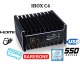 IBOX C4 v.1 - BAREBONE Rugged miniPC with Intel Core i3 processor, 1x USB 3.0, 1x Audio, 1x c-Typ, 1xmini DP and RJ-45 LAN connectors 