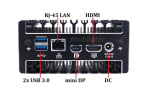 IBOX C4 v.1 - BAREBONE Rugged miniPC with Intel Core i3 processor, 1x USB 3.0, 1x Audio, 1x c-Typ, 1xmini DP and RJ-45 LAN connectors  - photo 2