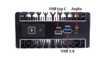IBOX C4 v.1 - BAREBONE Rugged miniPC with Intel Core i3 processor, 1x USB 3.0, 1x Audio, 1x c-Typ, 1xmini DP and RJ-45 LAN connectors  - photo 1