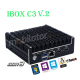 IBOX C3 v.2 - Industrial miniPC with Intel Celeron processor, 4x USB 2.0, 2x USB 3.0 connectors, 4GB RAM DDR3L memory and 64GB SSD disk, WiFi