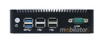 IBOX N5 v.2 - Industrial miniPC with 4x USB 2.0, 2x USB 3.0, 1x DP, 2x RJ-45 LAN, WiFI and BT, 4GB RAM and 64GB SSD connectors - photo 2
