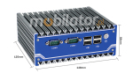 IBOX N112 BAREBONE - Aluminum miniPC with quad-core Intel Celeron processor, 4x USB 2.0, 4x RS232 and 10-pin Phoenix ports - photo 4