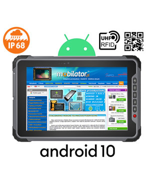Przemysowy tablet z norm IP68 z systemem Android 10.0 WiFi i NFC oraz UHF RFID Senter S917V9