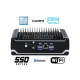 IBOX N187 v.7 - Quick miniPC for industrial use with 4x USB 3.0 and 6x RJ-45 LAN ports, a WiFi module, Bluetooth 4.0, 512GB SSD drive and support for Windows, Linux