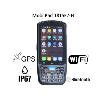MobiPad T815F7-H Android 9.0 v.2 - Waterproof data collector with 2GB RAM, 16GB ROM and 2D scanner