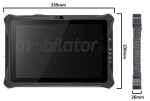 Profesjonalny przemysowy tablet  odporny na upadki z duych wysokoci Emdoor I20A wytrzymao konstrukcji i solidno