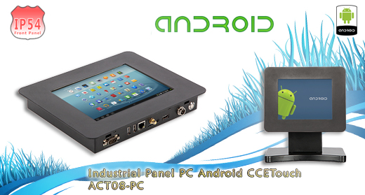 Industial Touch ANDROID PC CCETouch ACT08-PC Przmysowy Panel PC Andoid CCETouch ACT08-PC WiFI Norma odpornoci IP54 Przemysowy komputer panelowy Ekran rezystancyjny 5 wire resistive wywietlacz 8 cali mobilator.pl New Portable Devices Windows RS-232 COM ANDRIOD PANEL PC KOMPUTER ANDROID 