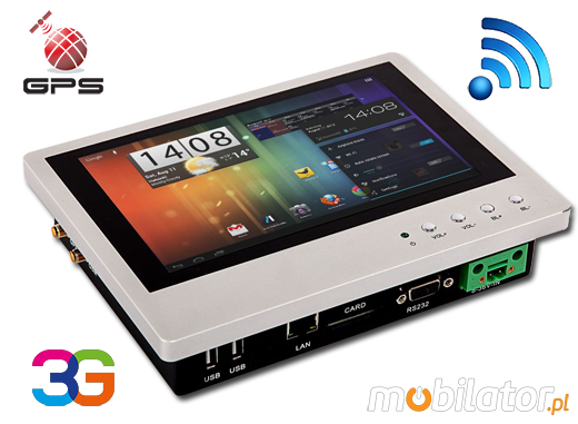 Industial Touch ANDROID PC CCETouch ACT07-PC Przmysowy Panel PC Andoid CCETouch ACT07-PC WiFI Norma odpornoci IP54 Przemysowy komputer panelowy Ekran rezystancyjny 4 wire resistive wywietlacz 7 cali mobilator.pl New Portable Devices Windows RS-232 COM ANDRIOD PANEL PC KOMPUTER ANDROID 