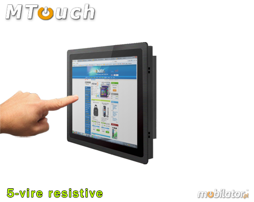 MTouch Operatorski Panel Przemyslowy MobiBOX IP65 1037U 12.1 Komputer panelowy Panel PC  Przemysowy komputer panelowy Ekran rezystancyjny 5 wire resistive wywietlacz 12.1 cali mobilator.pl New Portable Devices Windows RS-232 COM VGA HDMI Intel Celeron 