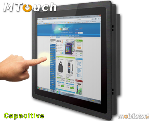 MTouch Operatorski Panel Przemyslowy MobiBOX IP65 1037U 19 Komputer panelowy Panel PC  Przemysowy komputer panelowy Ekran rezystancyjny 5 wire resistive wywietlacz 19 cali mobilator.pl New Portable Devices Windows RS-232 COM VGA HDMI Intel Celeron 