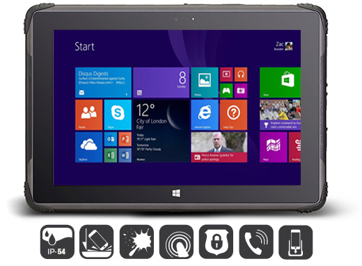 tablet 10cali przemyslowy odporny na wode sincoole st701