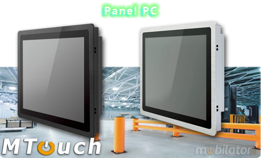 MTouch Operatorski Panel Przemyslowy MobiBOX IP65 1037U 15 Komputer panelowy Panel PC  Przemysowy komputer panelowy Ekran rezystancyjny 5 wire resistive wywietlacz 15 cali mobilator.pl New Portable Devices Windows RS-232 COM VGA HDMI Intel Celeron 