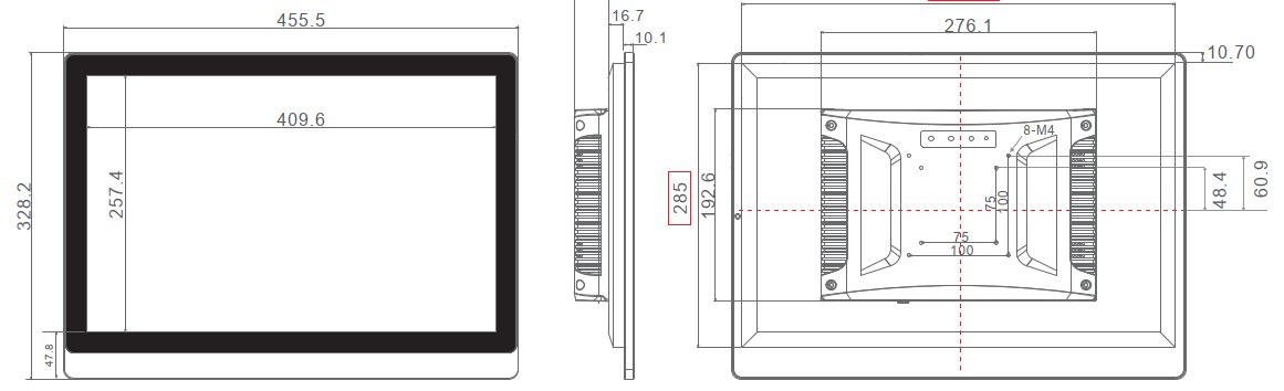 przemys³owy panel operatorski panel PC komputer przemys³owy odporny wodoodporny py³oodporny wstrz±soodporny wzmocniony IP65 wifi