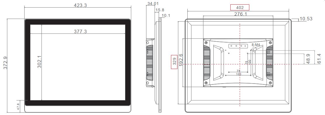 przemysowy panel operatorski panel PC komputer przemysowy odporny wodoodporny pyoodporny wstrzsoodporny wzmocniony IP65 wifi