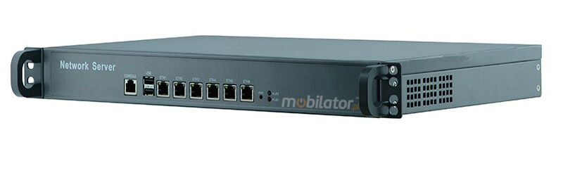 Computer Industry Fanless  MiniPC yBOX - 1U rack new design look mobilator fast lan 6x rj45