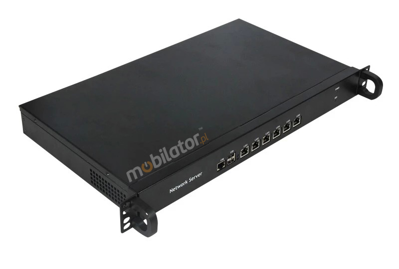 Computer Industry Fanless  MiniPC yBOX - 1U rack new design look mobilator fast lan 6x rj45