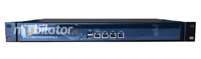 Computer Industry Fanless MiniPC  MiniPC yBOX - 1U rack new design look mobilator fast lan 4x rj45