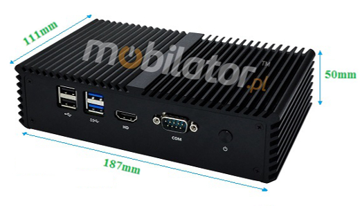 Fanless Computer Industrial MiniPC mBOX Q5-510-70G6