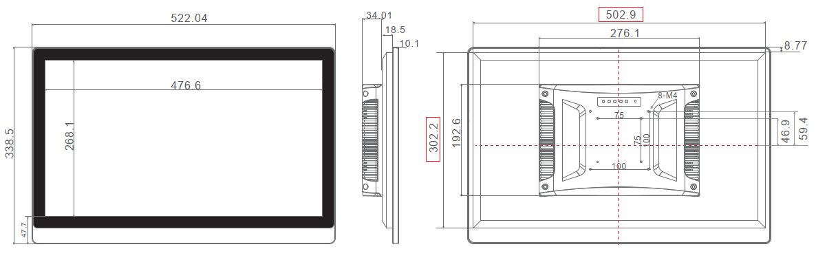 przemys³owy panel operatorski panel PC komputer przemys³owy odporny wodoodporny py³oodporny wstrz±soodporny wzmocniony IP65 wifi