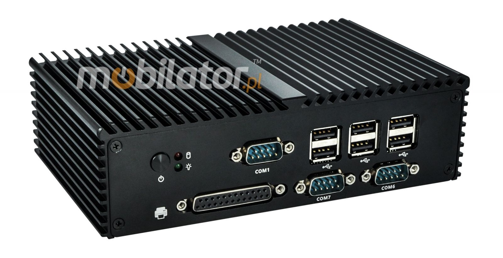 Rugged Industrial Computer MiniPC mBOX Q190X - LPT SSD