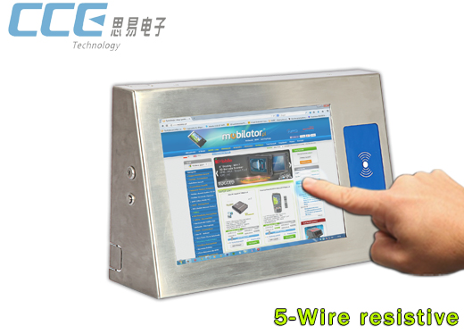 Industial Touch PC CCETouch PC-133-RFID Komputer panelowy Panel PC RFID HF&LF Przemysowy Panel PC CCETouch PC-133 RFID Norma odpornoci IP54 Przemysowy komputer panelowy Ekran rezystancyjny 5 wire resistive wywietlacz 13 cali mobilator.pl New Portable Devices Windows RS-232 COM RFID LF HF