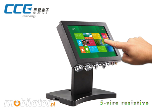 Industial Touch PC CCETouch CT10-PC Komputer panelowy Panel PC Norma odpornoci IP65 Przemysowy komputer panelowy Ekran rezystancyjny 5 wire resistive wywietlacz 10 cali mobilator.pl New Portable Devices Windows