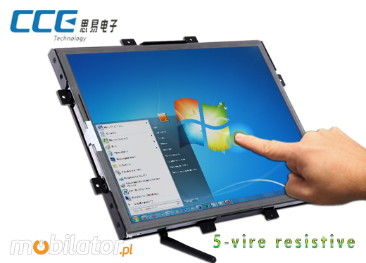 Komputer panelowy (Open Frame) CCETouch CT15-OPCR Komputer panelowy Panel PC Open Frame Przemysowy komputer panelowy Ekran rezystancyjny 5 wire resistive wywietlacz 15 cali mobilator.pl New Portable Devices Windows Intel Celeron Open Frame Touch Screen PC CCETouch CT15-OPCR do zabudowy kiosk internetowy bankomat