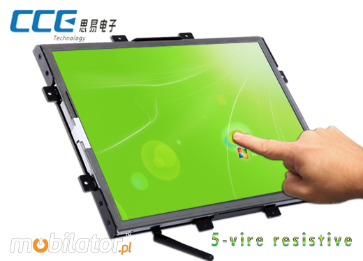 Komputer panelowy (Open Frame) CCETouch CT17-OPCR Komputer panelowy Panel PC Open Frame Przemysowy komputer panelowy Ekran rezystancyjny 5 wire resistive wywietlacz 17 cali mobilator.pl New Portable Devices Windows Intel Celeron Open Frame Touch Screen PC CCETouch CT17-OPCR do zabudowy kiosk internetowy bankomat