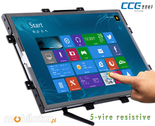 Komputer panelowy (Open Frame) CCETouch CT19-OPCR Komputer panelowy Panel PC Open Frame Przemysowy komputer panelowy Ekran rezystancyjny 5 wire resistive wywietlacz 19 cali mobilator.pl New Portable Devices Windows Intel Celeron Open Frame Touch Screen PC CCETouch CT19-OPCR do zabudowy kiosk internetowy bankomat