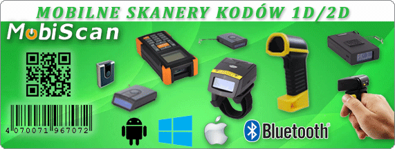 Mobilne skanery kodw kreskowych i QR