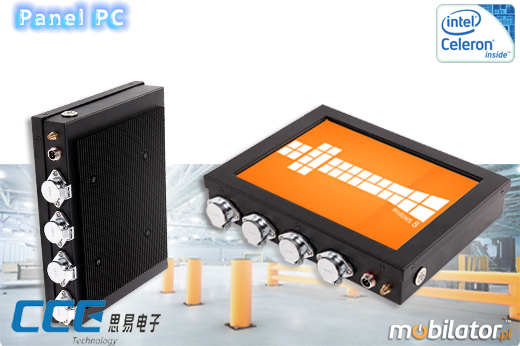 Industial Touch PC CCETouch CT10-PC Komputer panelowy Panel PC Norma odpornoci IP65 Przemysowy komputer panelowy Ekran rezystancyjny 5 wire resistive wywietlacz 10 cali mobilator.pl New Portable Devices Windows