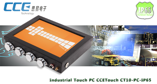 Industial Touch PC CCETouch CT10-PC Komputer panelowy Panel PC Norma odpornoci IP65 Przemysowy komputer panelowy Ekran rezystancyjny 5 wire resistive wywietlacz 10 cali mobilator.pl New Portable Devices Windows